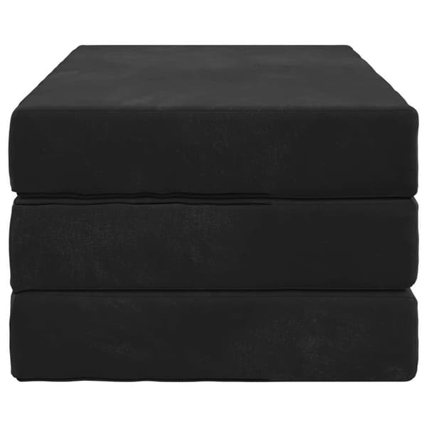 Fällbar Soffbed 80 x 67 x 45 cm Svart