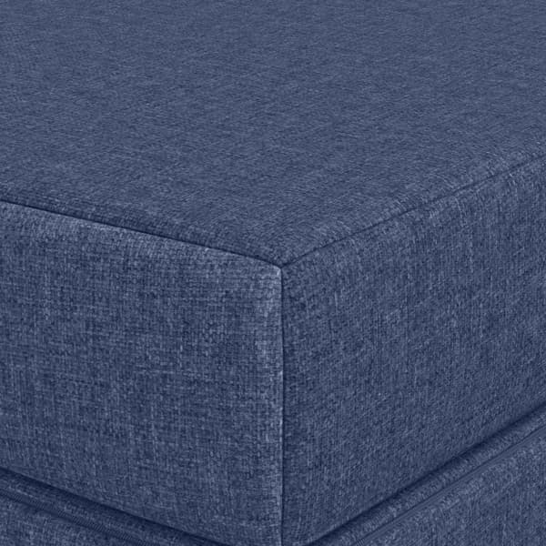 Fällbar Soffbed 80 x 67 x 45 cm Blå
