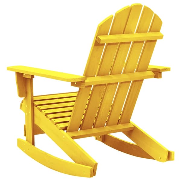 Gungstol adirondack massivt granträ gul