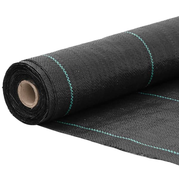 Ogräsmatta svart 0,5x25 m PP
