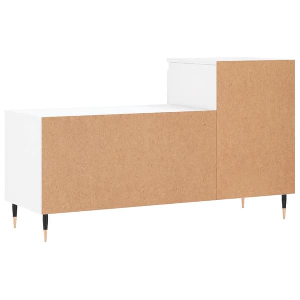 Skoskåp vit 102x36x60 cm konstruerat trä