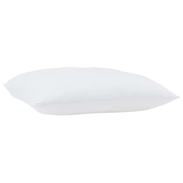 Duntäcke med kudde 2 pcs Vit Mikrofiber