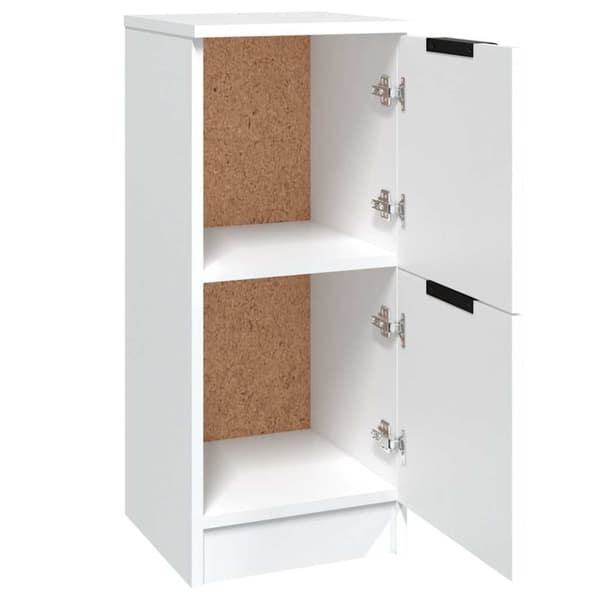 Skåp vit 30x30x70 cm konstruerat trä