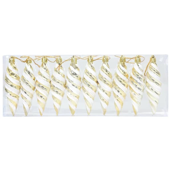 Jul Spiralformad Kula 40 pcs Guld Plast