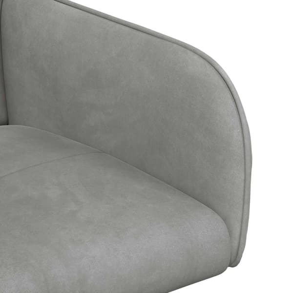 Matstolar 2 pcs Sammet Ljusgrå 59 x 56,5 x 86 cm