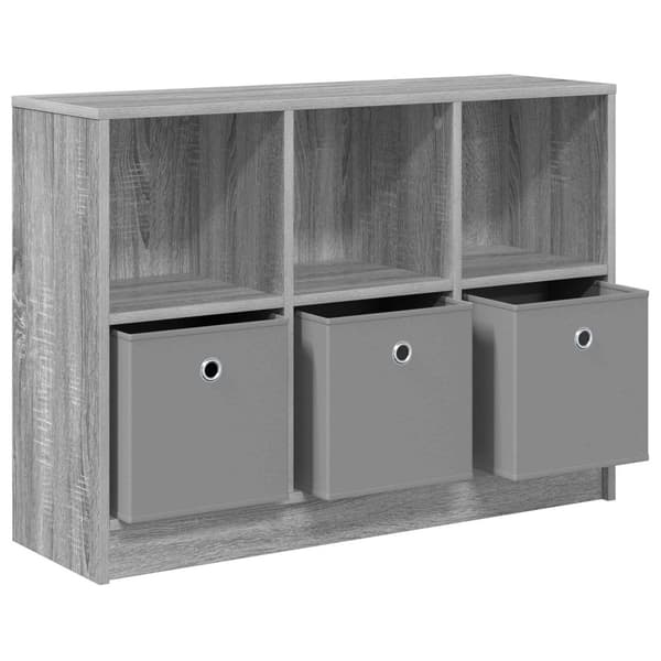 Sideboard med låda Grå Sonoma 88,5 x 27,5 x 63,5 cm