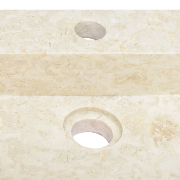 Handfat gräddvit 58x39x10 cm marmor