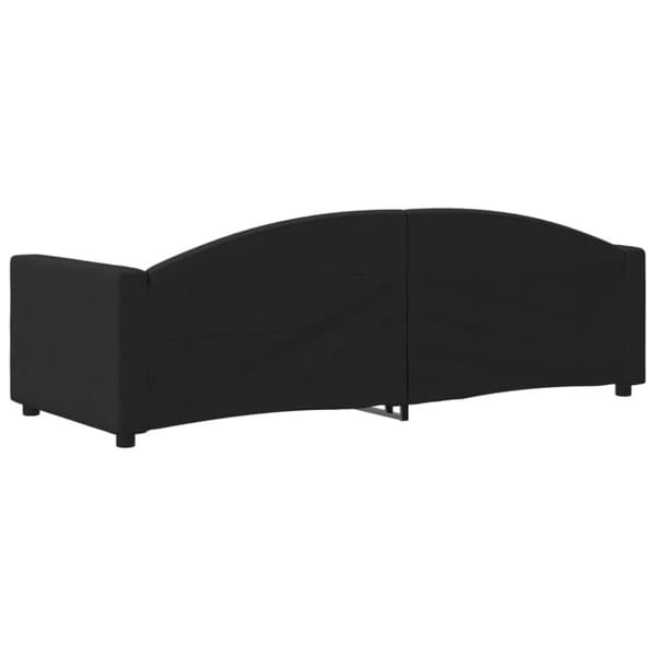 Dagbädd svart 80x200 cm tyg