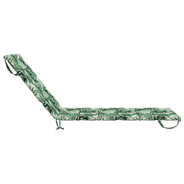 Solstol Kudde GEMERT 100% Polyester Bladmönster 200 x 80 x 3 cm