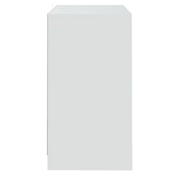 Skänk vit 70x41x75 cm konstruerat trä