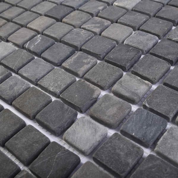 Mosaikplattor Grå 30 x 30 cm Marmor