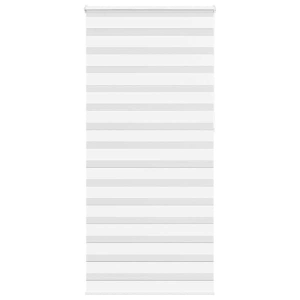 Rullgardin zebra vit 105x230 cm tyg bredd 100,9 cm polyester