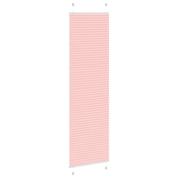 Plisserad persienn rosa 65x200cm tyg bredd 64,4cm polyester