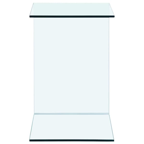 Sidobord 40x40x60 cm härdat glas