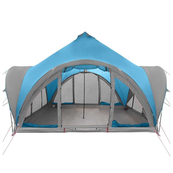 Tipi Tält med tak Blå 6 personer Polyester och Stål