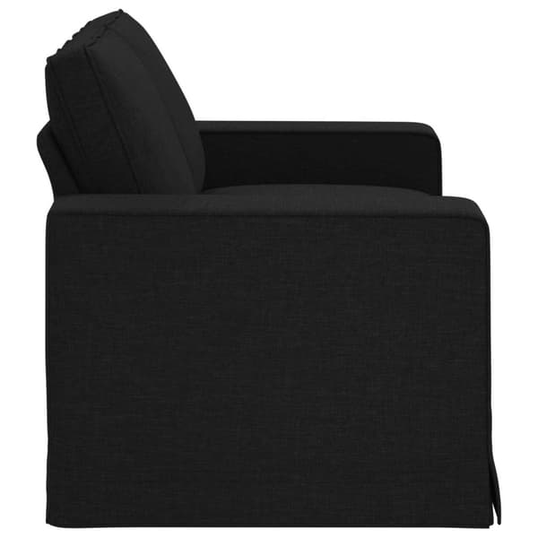 Soffa Svart 162 x 80 x 82 cm tyg