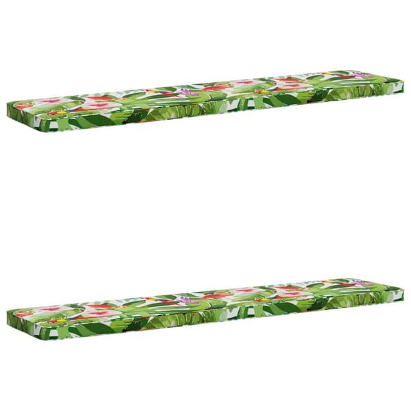 2-delade Bänk Kuddar VUGHT 2 st 100% Polyester Flerfärgsdesign