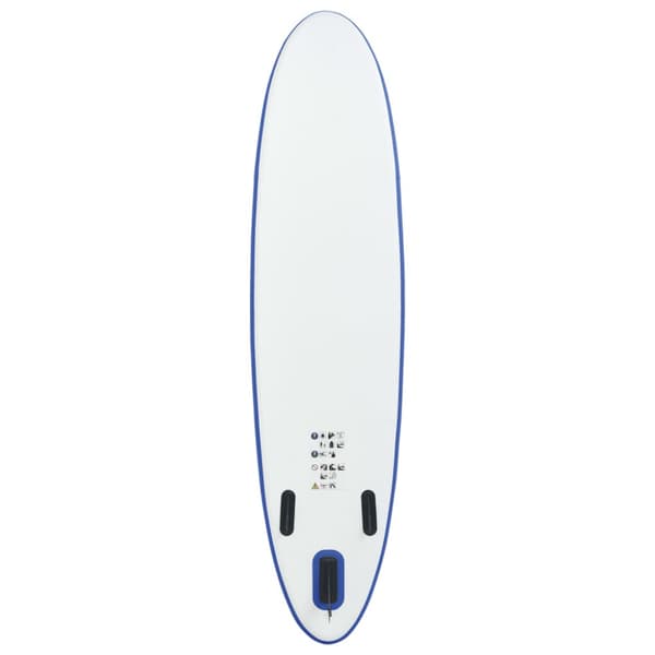 SUP surfingbräda uppblåsbar blå och vit