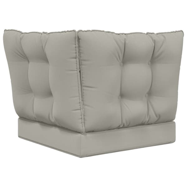 Utomhus Soffa Kudde 3 pcs Grå Polyester