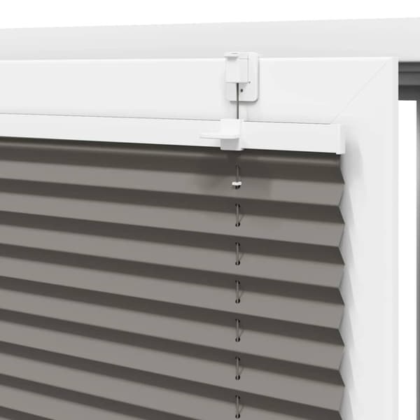 Plisserad persienn antracit 55x100cm tyg bredd 54,4cm polyester