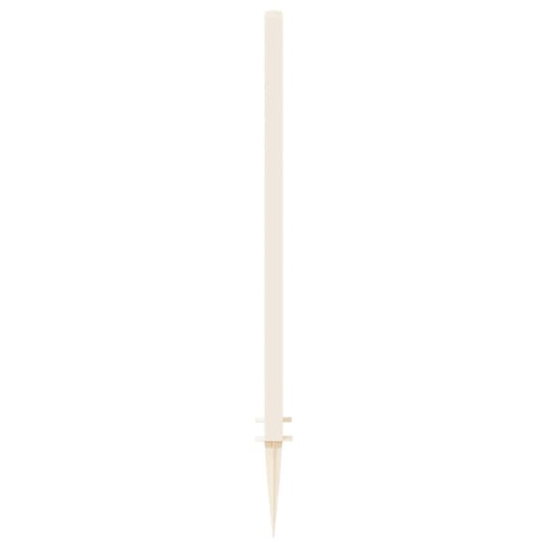 Trellis med spik Vit 43 x 6 x 165 cm PP
