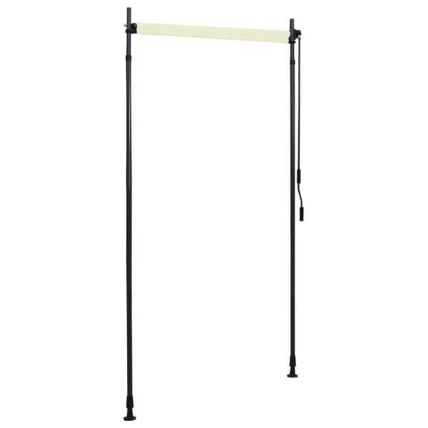 Rullgardin utomhus 100x270 cm gräddvit