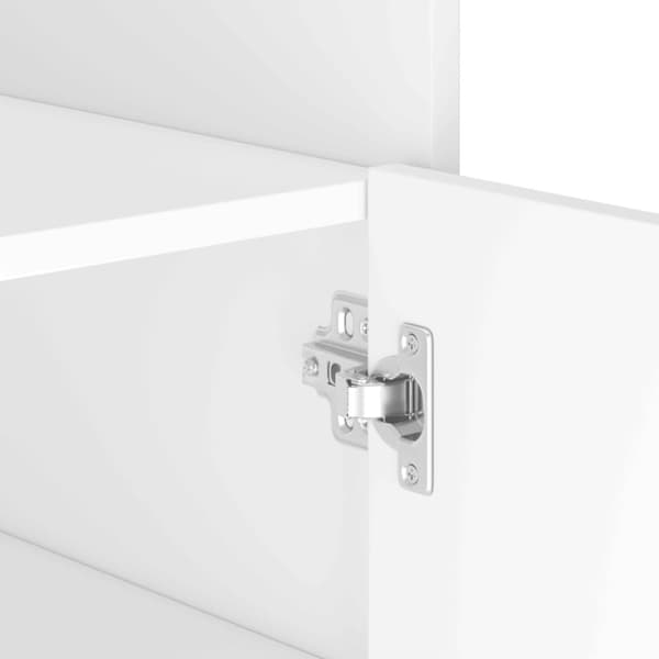 Skänk vit 45x35x75 cm konstruerat trä