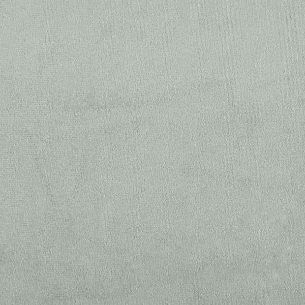 Ramsäng med madrass ljusgrå 80x220 cm sammet