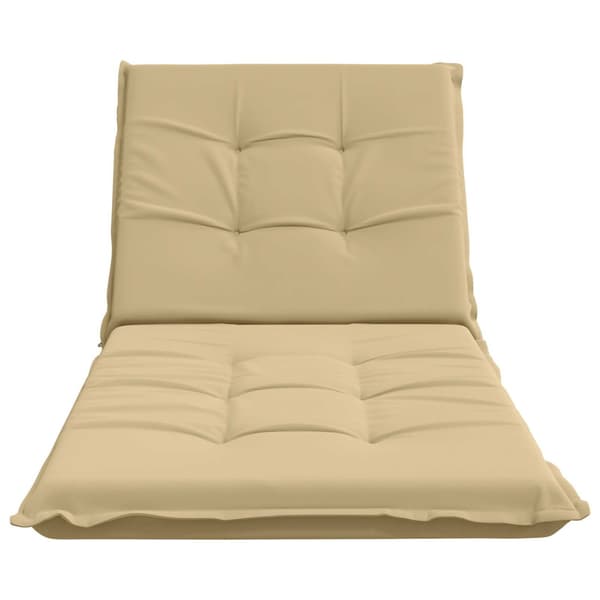 Solstol Kudde GEMERT 100% Polyester Beige 190 x 80 x 9 cm
