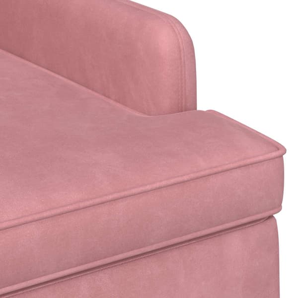 Loveseat med knapprapport Rosa 111 x 65 x 79 cm Sammet
