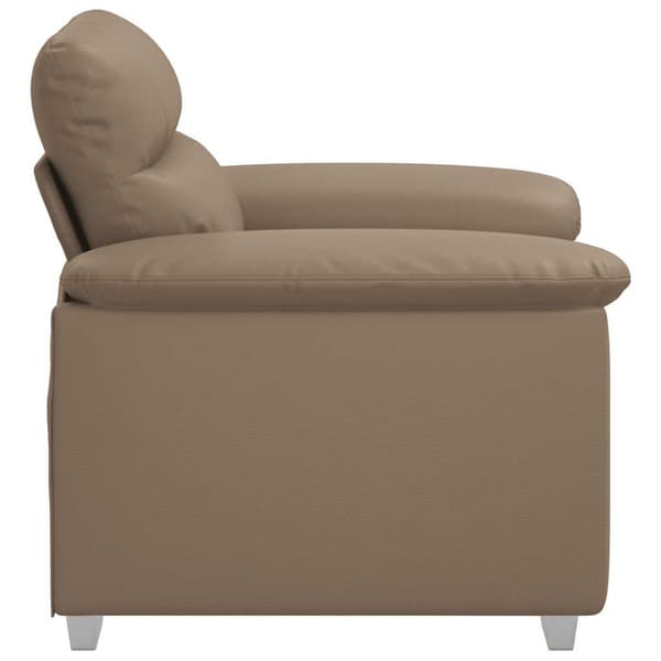 Soffstol cappuccino 100x81x84 cm konstläder