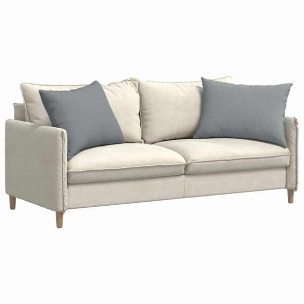 Sofakuddar 2 pcs Ljusgrå 70 x 50 cm tyg