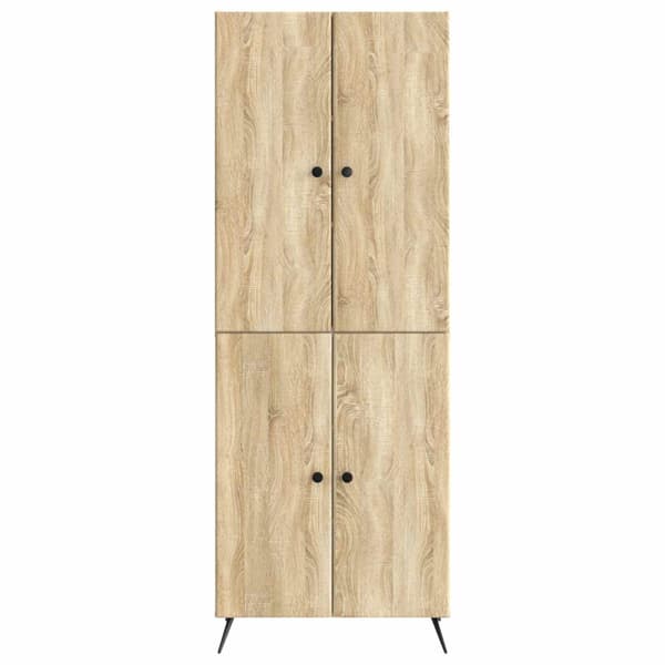 Skåpset 2 pcs Sonoma-ek Konstruerat trä