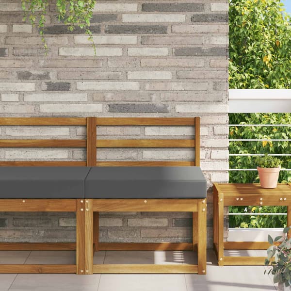 Utomhus Soffa Kudde Antracit 60 x 60 x 8 cm Polyester