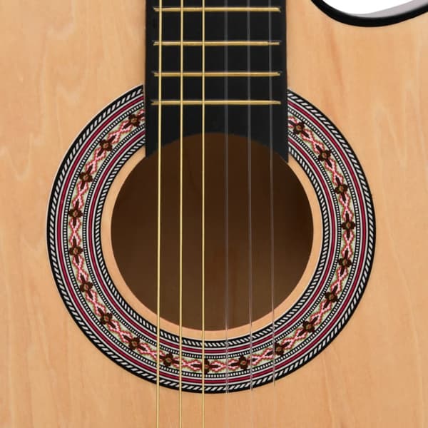 Akustisk gitarr 12 delar med 6 strängar western 38"