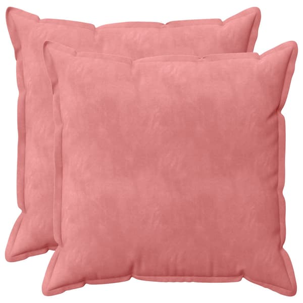 Kudde med kudde HOUTEN 2 st Rosa Sammet