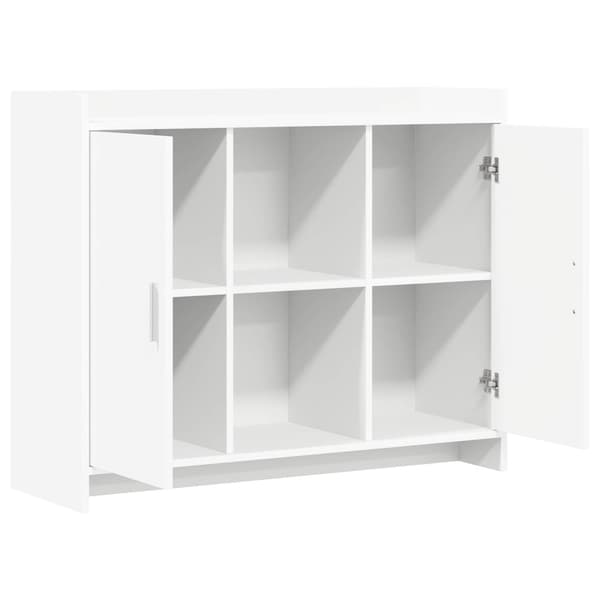 Sideboard Vit 98,5 x 33 x 80 cm Konstruerat trä