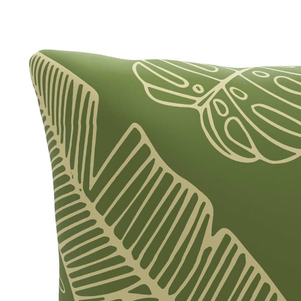 1-delad ryggkudde PUTTEN 100% Polyester Bladdesign
