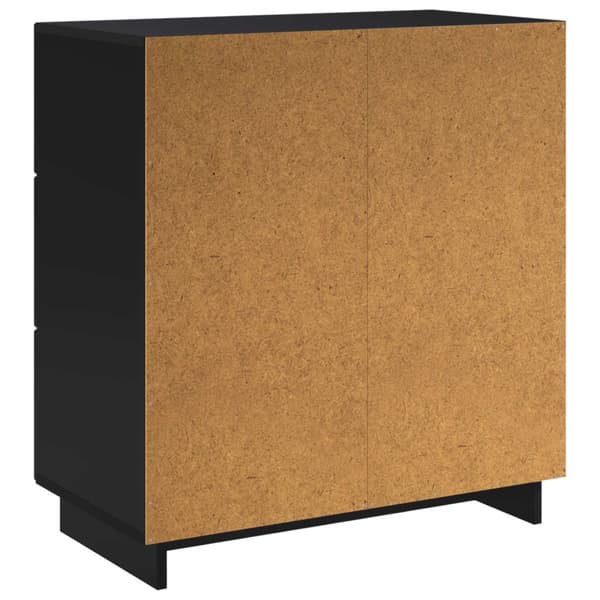 Sideboard Svart 70 x 38 x 75 cm Konstruerat trä