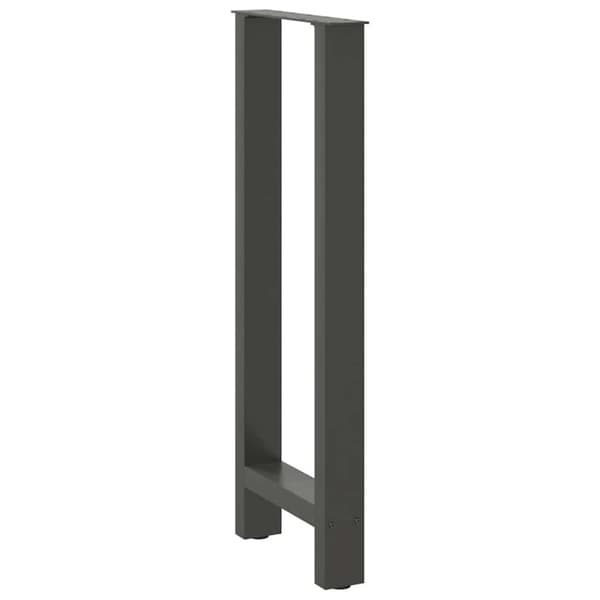 Barbordsben antracit 2 st 50x(100-101) cm stål