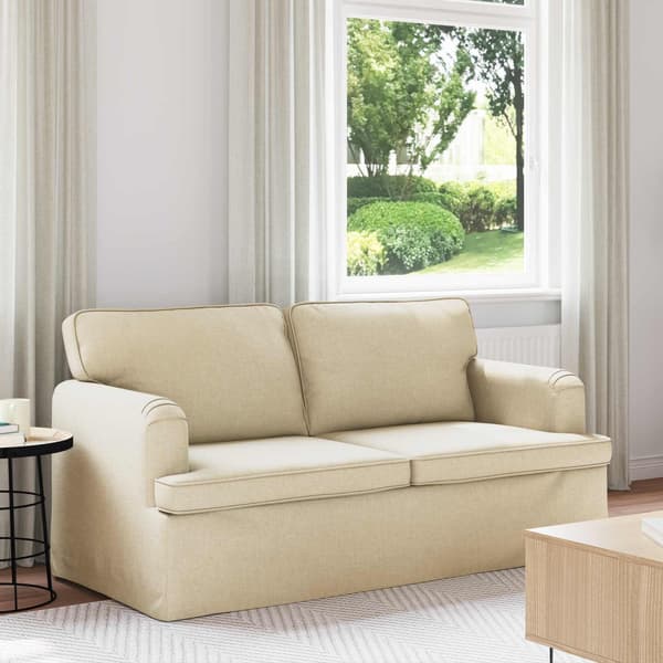 Soffa Kräm 142 x 80 x 85 cm tyg