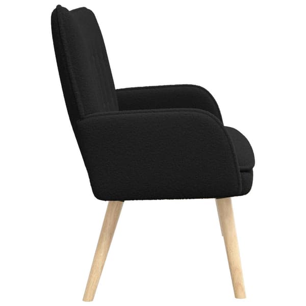 2-sits soffa Svart 115 x 61 x 87 cm Bouclé