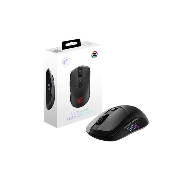 MSI VERSA 300 ELITE - mus - 2.4 GHz, Bluetooth 5.3, USB 2.0