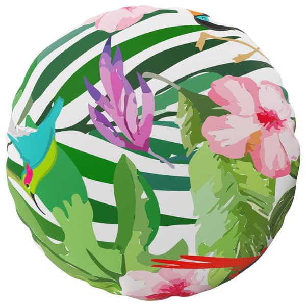 Kuddöverdrag 2 st HEERLEN Svart Ø 50 cm Polyester
