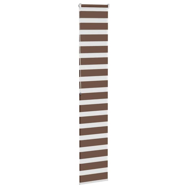 Plisserad persienn ljusgrå 45x200cm tyg bredd 44,4cm polyester