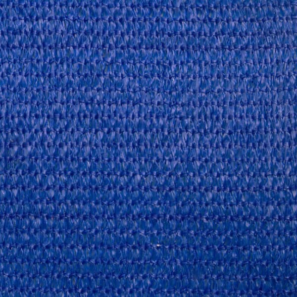 Solsegel 160 g/m² triangulär blå 5x5x5 m HDPE