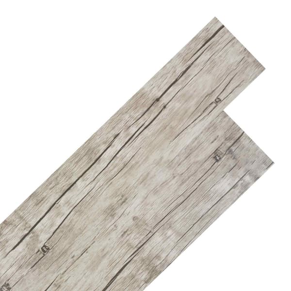 Golvplankor 36 pcs Grå 5,02 m² PVC