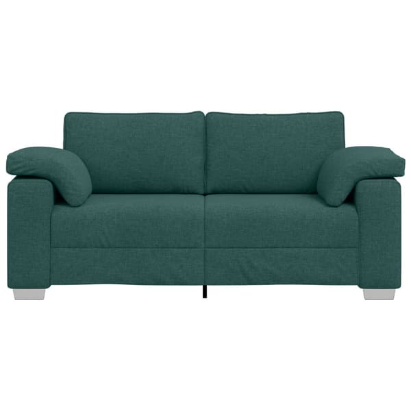 Tvåsitssoffa Mörkgrön 180 cm tyg