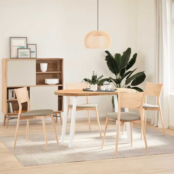 Konsolbordsben 4 st vita 72 cm stål