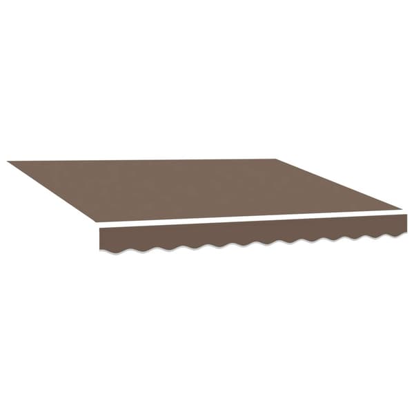 Markisväv Taupe 5 x 3 m Polyester